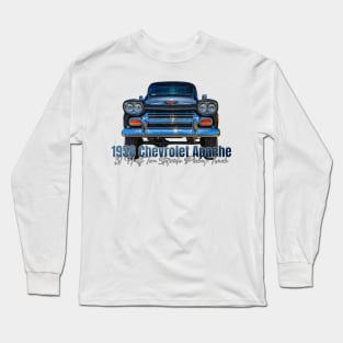 1958 Chevrolet Apache 31 Half Ton Stepside Pickup Truck Long Sleeve T-Shirt